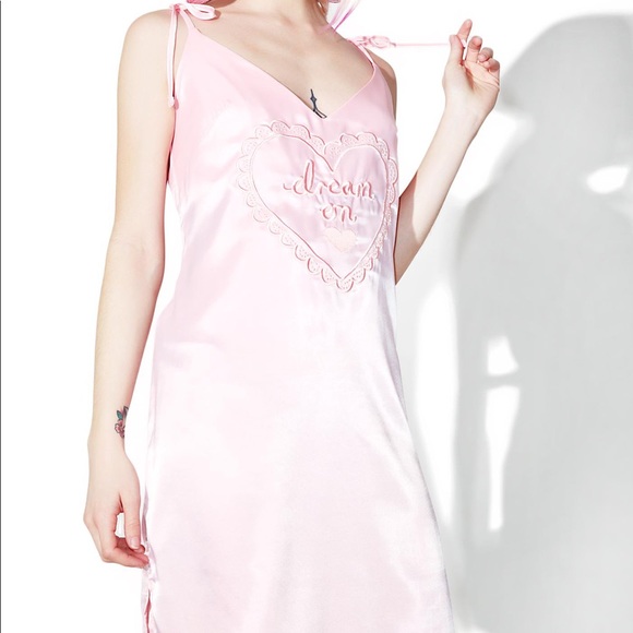 Lazy Oaf dream on slip dress - Picture 4 of 4